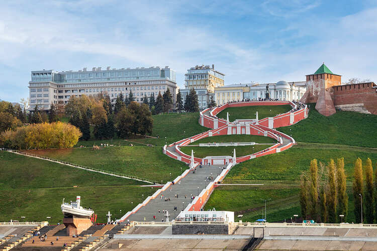 Фото точки Чкаловская лестница