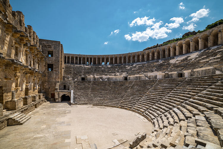 Фото точки Древний театр в Аспендосе